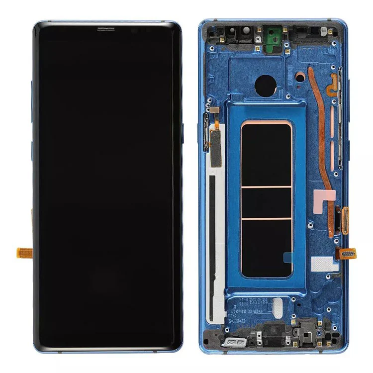 За Samsung Galaxy Note 8 LCD OLED Дисплейния екран Дигитализатор Сглобяване с рамка