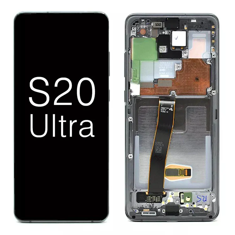 За Samsung Galaxy S20 Ultra G988 5G OLED дисплей LCD подмяна на сензорен екран подмяна