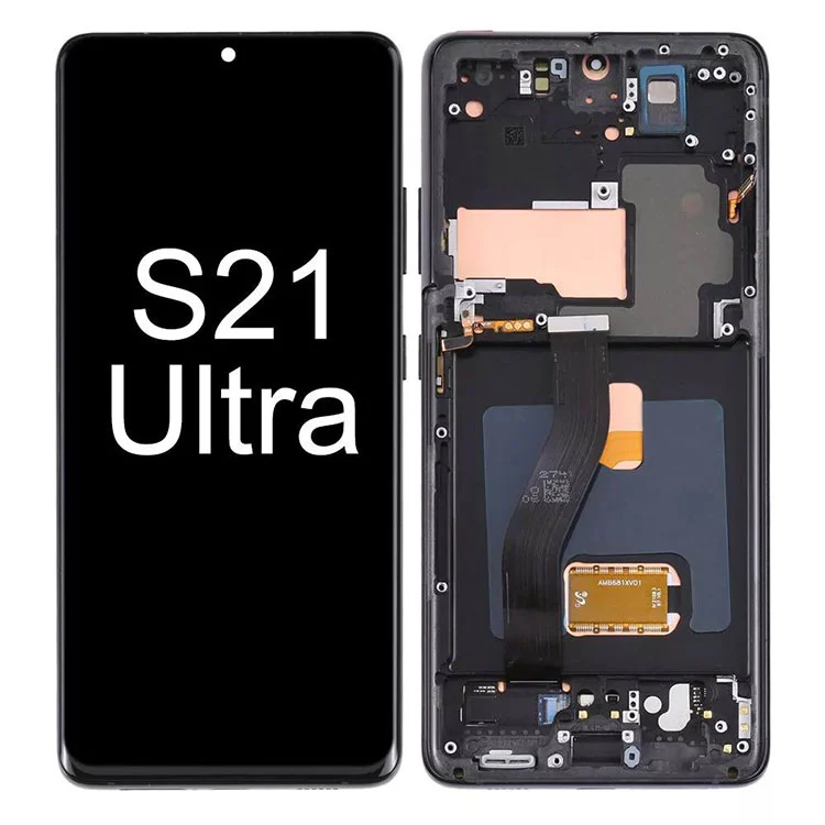 За Samsung Galaxy S21 Ultra LCD дисплей сензорен екран замяна на сглобяване на сглобяване