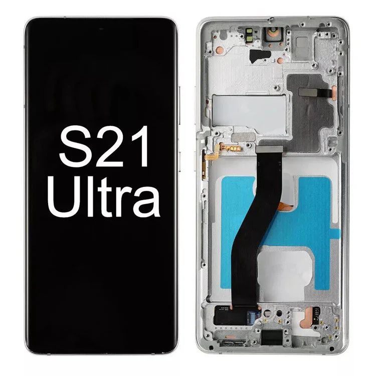 За Samsung Galaxy S21 Ultra LCD дисплей сензорен екран замяна на сглобяване на сглобяване