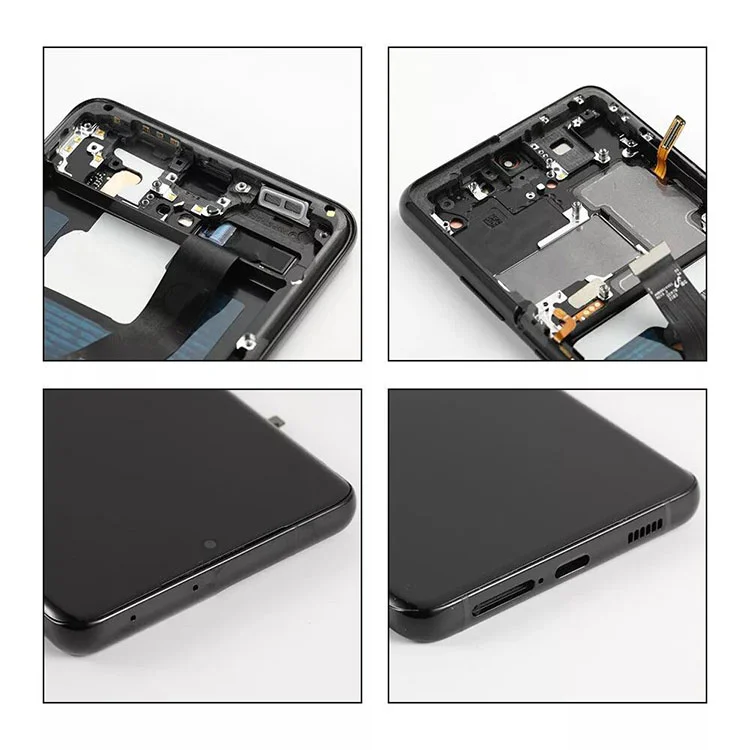 За Samsung Galaxy S21 Ultra LCD дисплей сензорен екран замяна на сглобяване на сглобяване